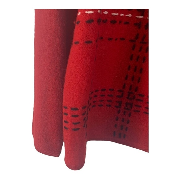 Villager Sport Women's Vintage Red Wool Button Down Cardigan Sweater Size L - Picture 6 of 10